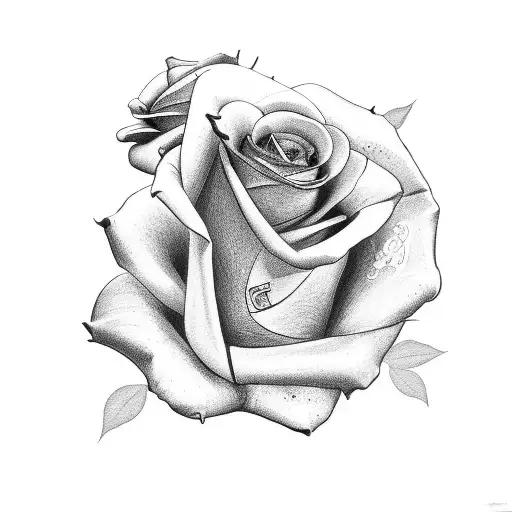 Two Roses With Music And Hiphop Related Around