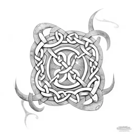 Combine The Maori Koru And Celtic Knot