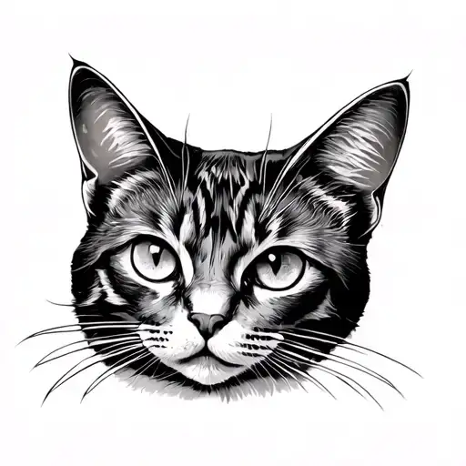Dark Linework Cat