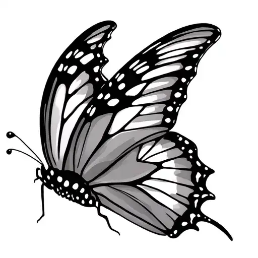 Fine Line Weak Butterfly