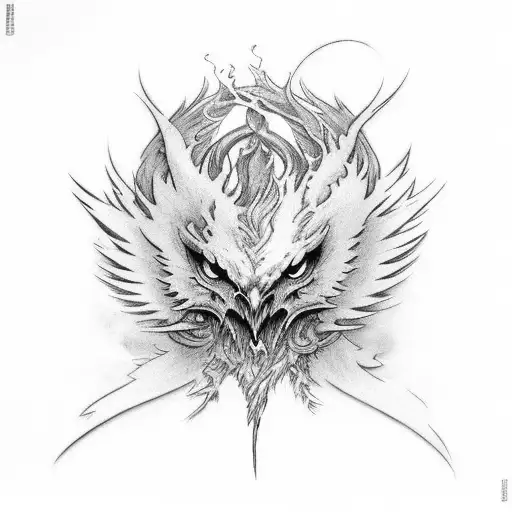 Phoenix In Three Stages Of Its Life