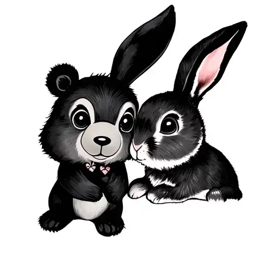 Bear And Bunny Love