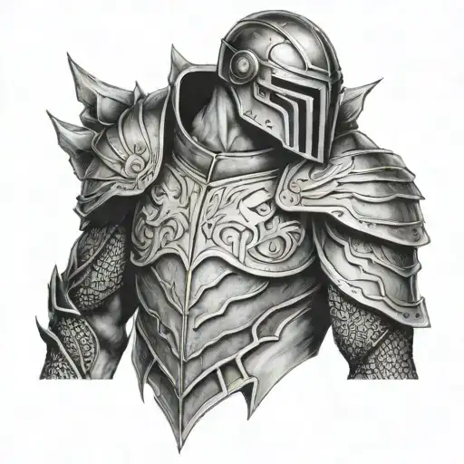 Shoulder Armor Tattoo Biblical