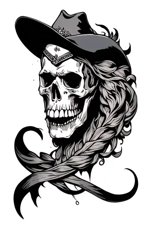 Western Badass Long Thin Lines