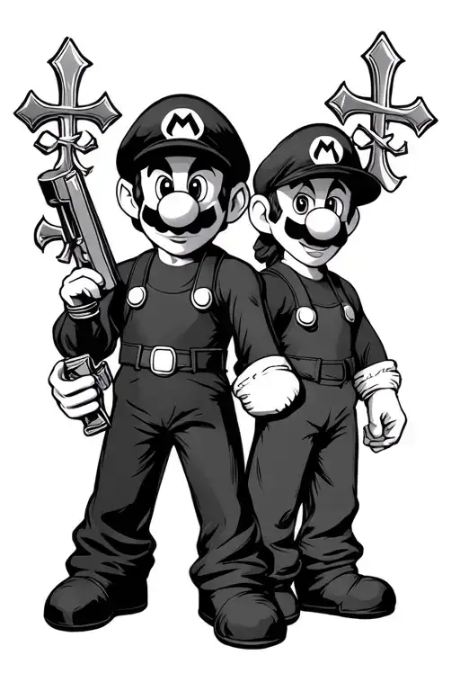 Mario And Luigi Boondock Saints