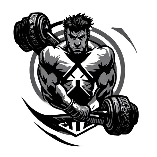 02100 Fitness & Mma Gym Symbol
