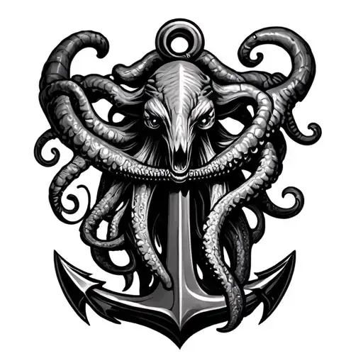 Cthulhu Breaking A Anchor