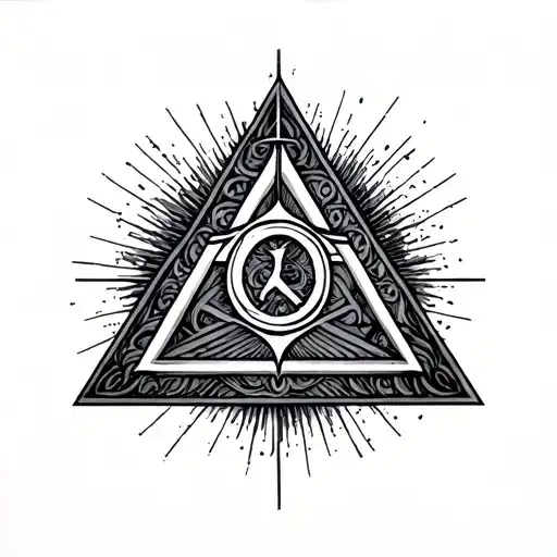 Cover Up For A Finger Tattoo Of An Illuminati Symbol