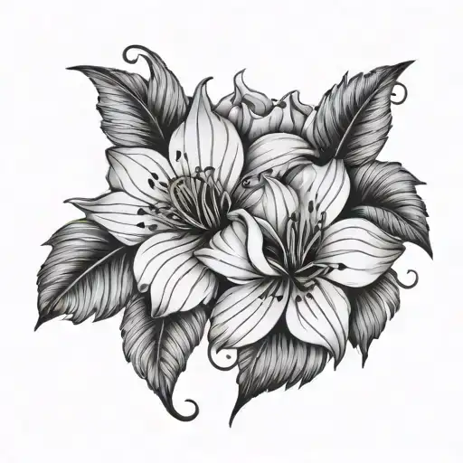 November And July Birth Flowets