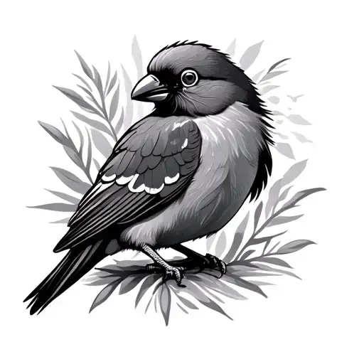 One African Love Bird Sitting