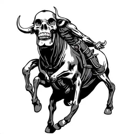 Bullriding Skeleton