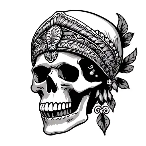 Mexican Army Skull