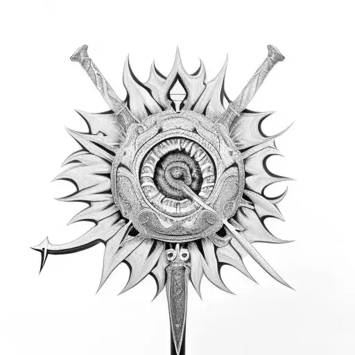 A Sword With Damascus