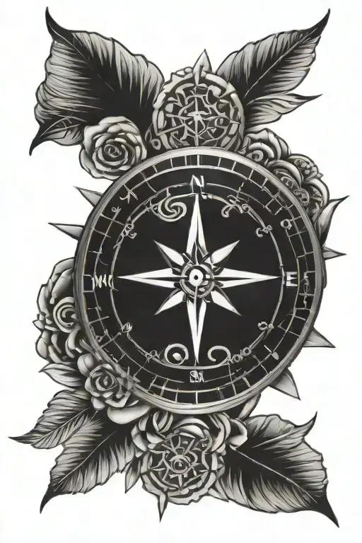 Compass And Mandala Design