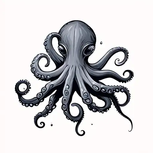 Octopus Minimal For Arm Sleeve