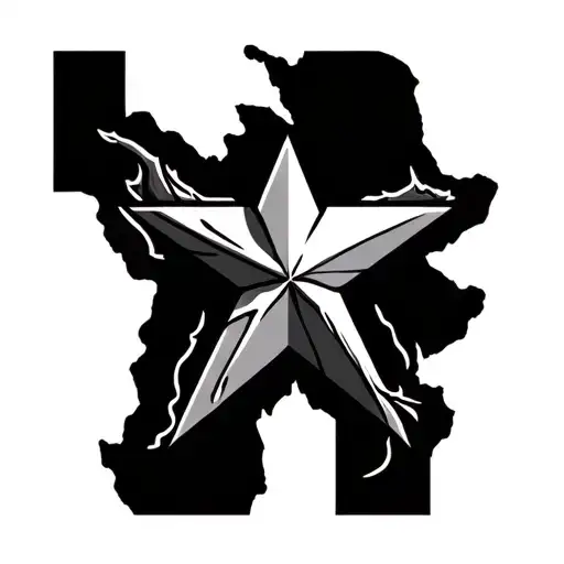 Tennessee Tri Star With Cross Made