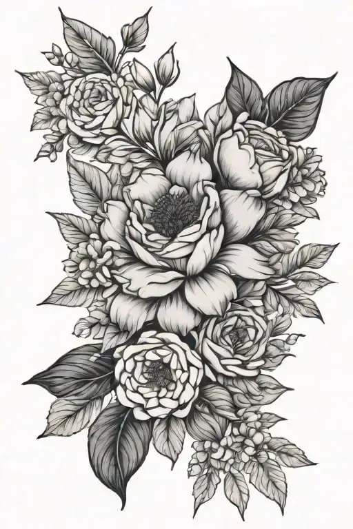 Floral Birth Flower Bouquet