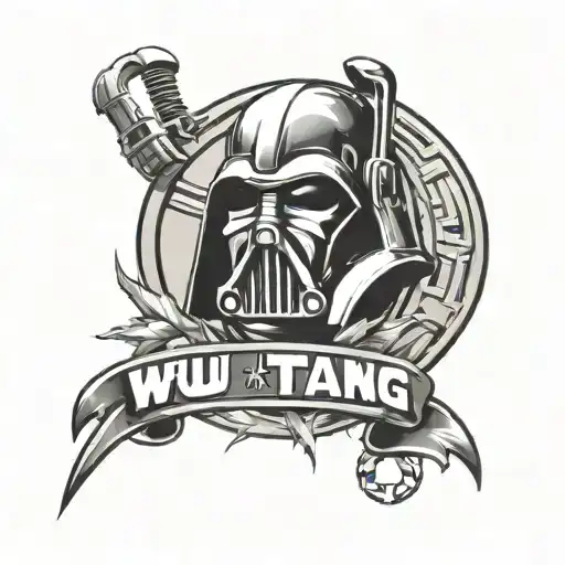 Wu Tang Clan W And Star Wars Rebel Logo