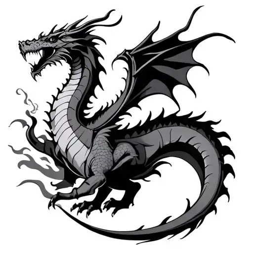 Soft And Fire Breathing Dragon