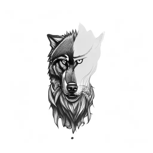A Wolf With A Beard
