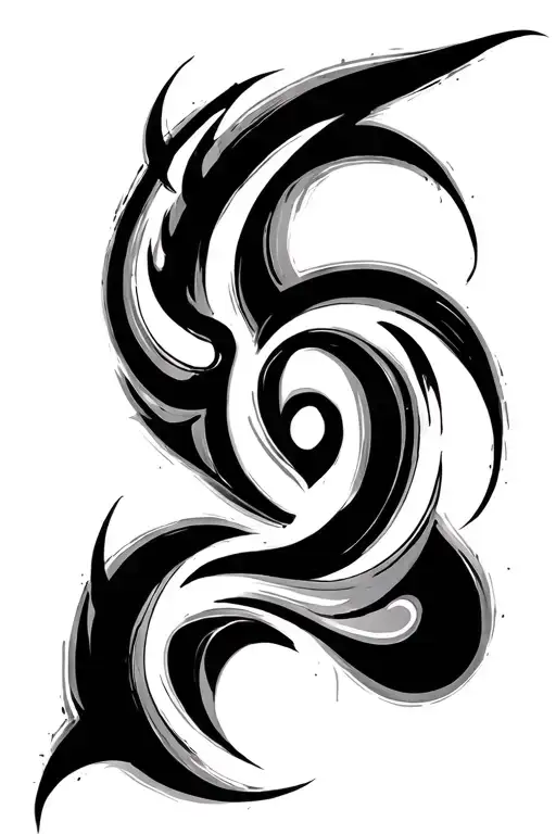 Tribal Abstract Scratches