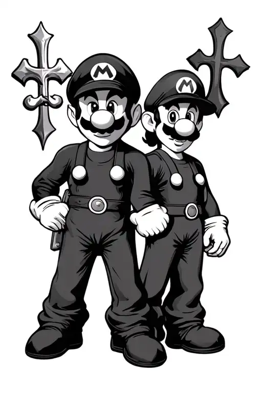 Mario And Luigi Boondock Saints