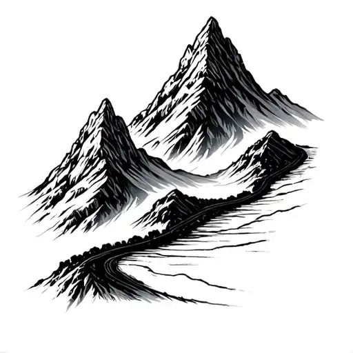 Viking Mountain Two Paths