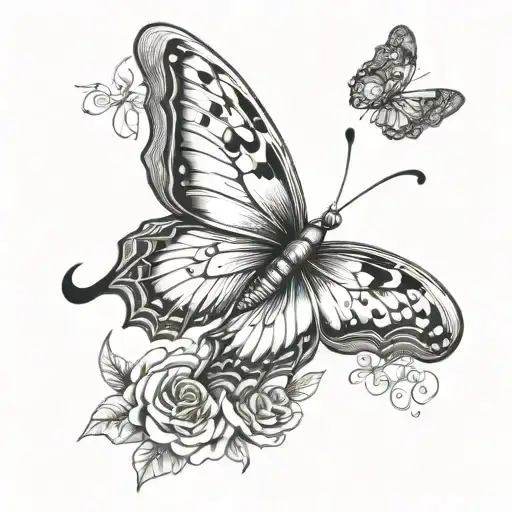 Butterfly With Wings With Different Themes