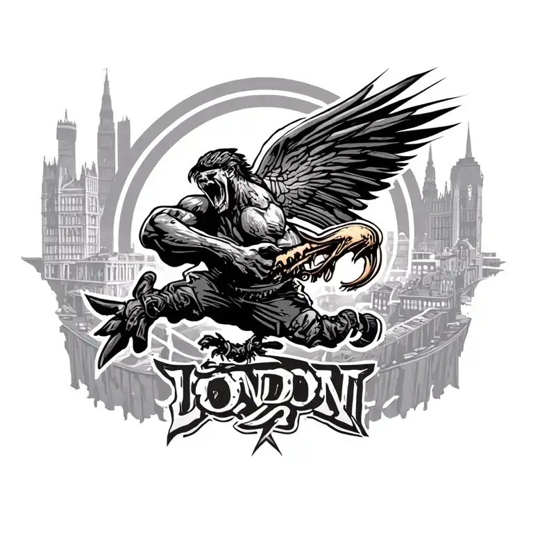 Run It Back With London Background Under