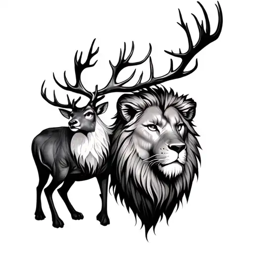 Harry Potter Theme Expecto Patronum Deer And Lion