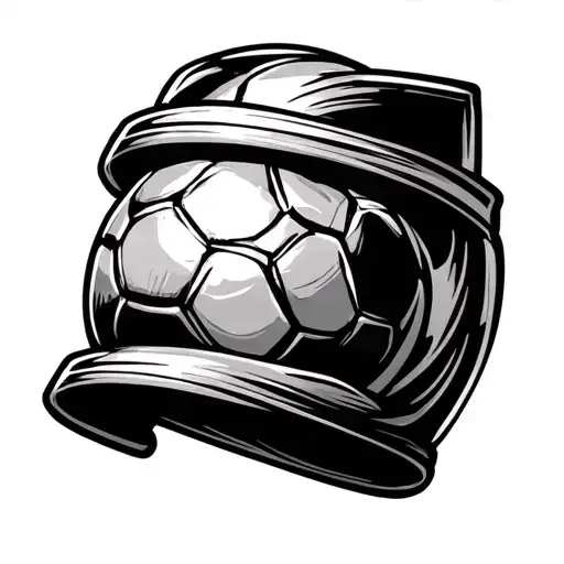 Tattoo Bracelet On The Hand On Sports Subjects