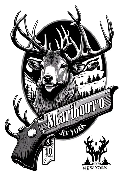 Outdoor Hunting Scene In Marlboro New York