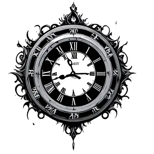 Fat Black Clock