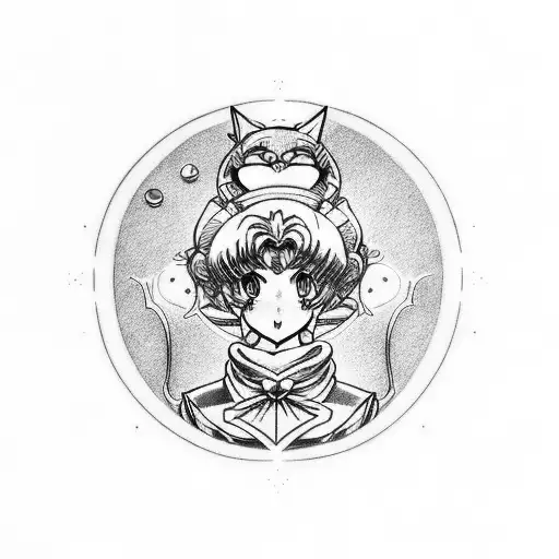 Sailor Moon Fine Detail Line Work