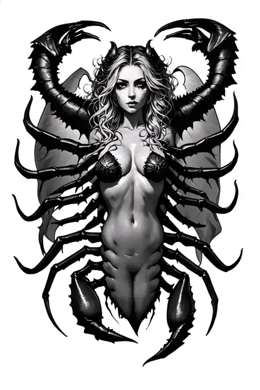 Scorpio Zodiac Succubus Large Breasted