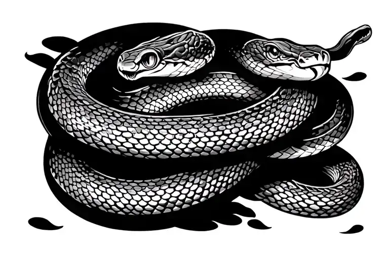 Snake Slithering Side To Side