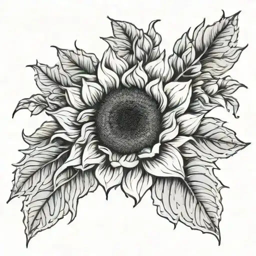 Flower Wreath Sunflower
