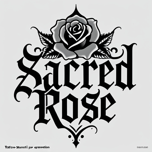 Sacred Rose Tattoo idea