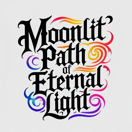 Moonlit Path of Eternal Light