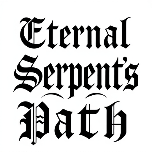 Eternal Serpent’s Path Tattoo idea