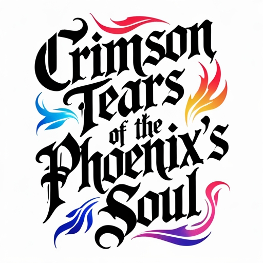 Crimson Tears of the Phoenix’s Soul Tattoo idea