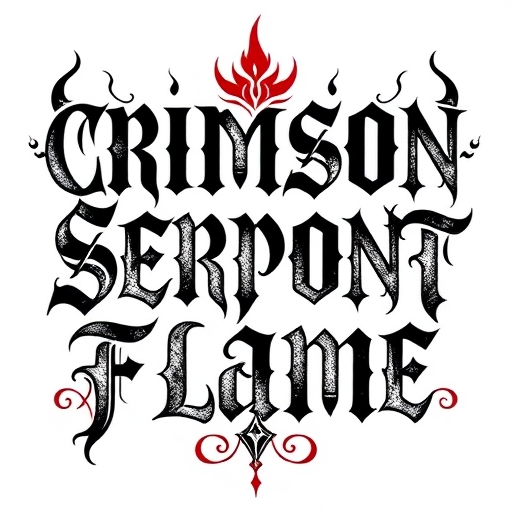 Crimson Serpent’s Flame Tattoo idea