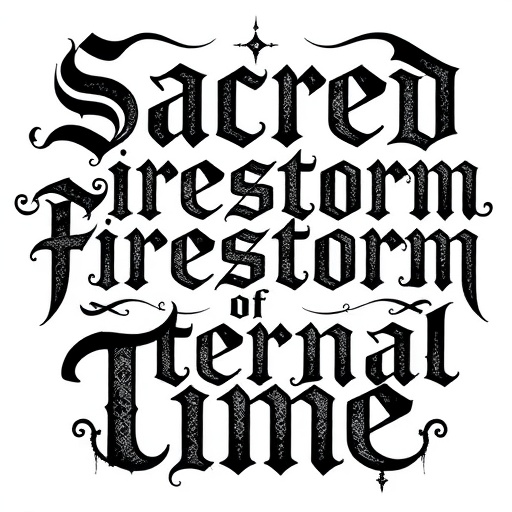 Sacred Firestorm of Eternal Time Tattoo idea