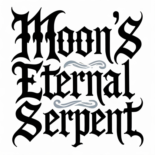 Moon’s Eternal Serpent Tattoo idea