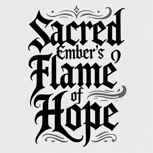Sacred Ember’s Flame of Hope Tattoo idea