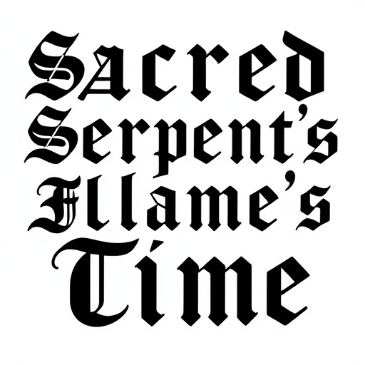 Sacred Serpent’s Flame of Time Tattoo idea