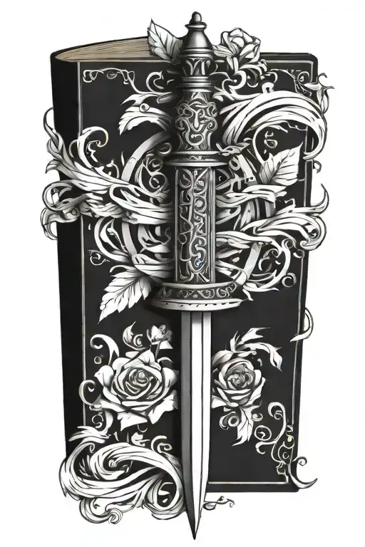 Book Morphing Into A Sword