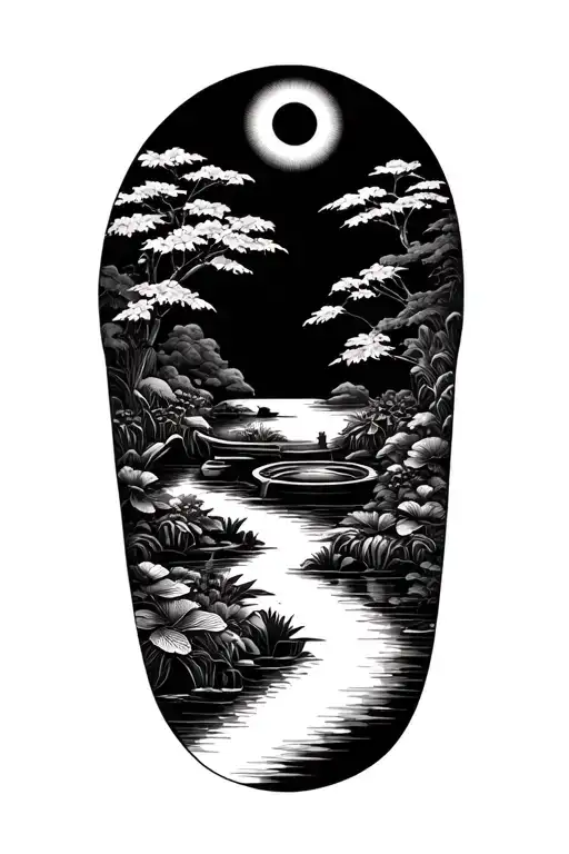 Zen Garden Scene