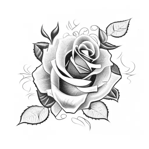 Unique Christian Cross With Roses