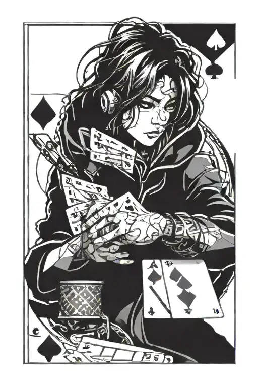 Poker Cards Cyberpunk